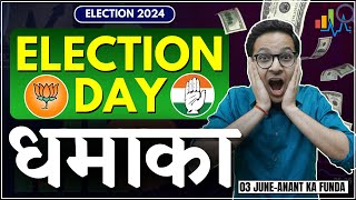Election Result day 2024 - Stock Market crash or fire? | BJP Vs Congress | 3\/6\/2024