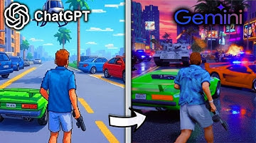 ChatGPT vs Gemini: Who Made the Better GTA 6? 😱🎮
