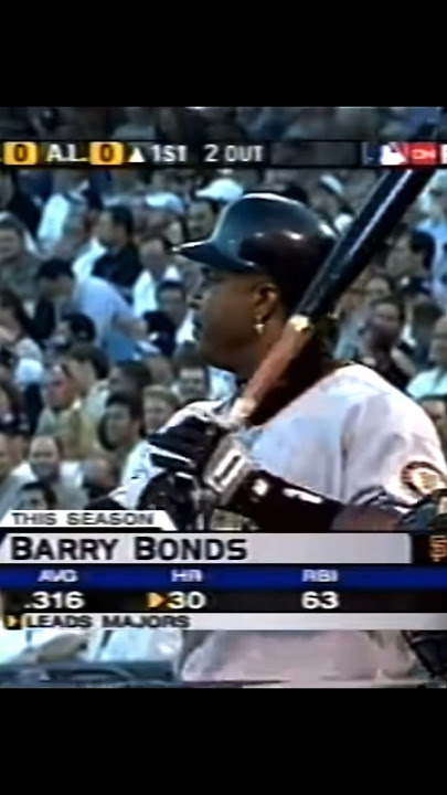 Giants Barry Bonds At Bat 2003 #MLB All-Star Game #baseball