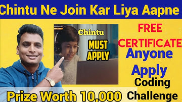 Free Certificate | Coding Challenge 2021 | Hackerrearth Coding Contest | Whitehead jr chintu
