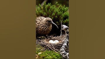 Kiwi vs Snake: A Mother’s Fierce Love! 💪🐦🐍 #shorts #wildlife #nature #birds #fluffybeaks