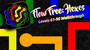 FLOW FREE: HEXES - Classic Pack Levels 61-90 Walkthrough!