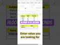 Hlookup in 30 seconds excel hack 3