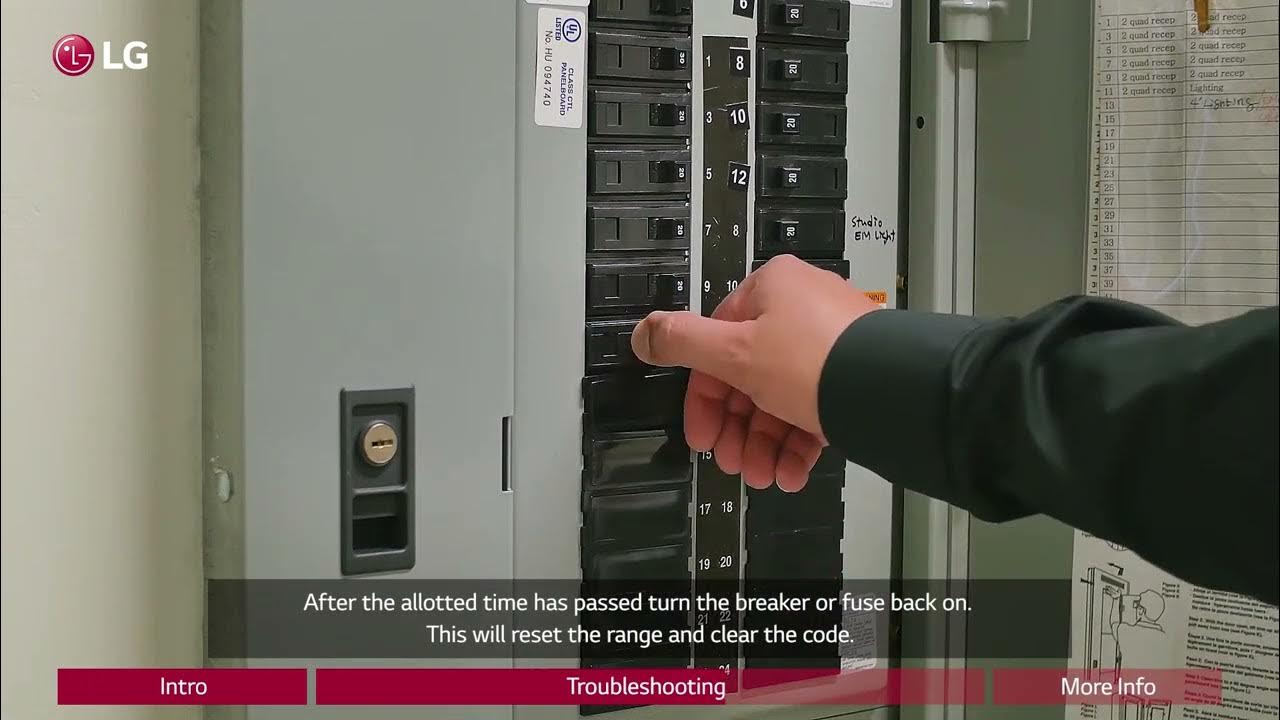 [LG Ranges] Troubleshooting An F3 Error Code On An LG Range YouTube