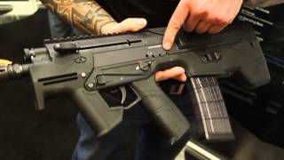 Desert Tech MDR-C (Micro Dynamic Rifle-Compact) Multi-Caliber Bullpup Assault SBR at SHOT Show 2014