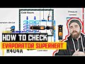 How to check evaporator superheat