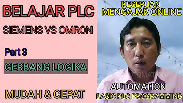 Keseruan Mengajar Online | Belajar PLC SIEMENS | Gerbang Logika |Pemrograman PLC Dasar #3