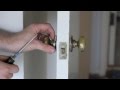 How to remove an old 1950's brass door knob with Joe Russell