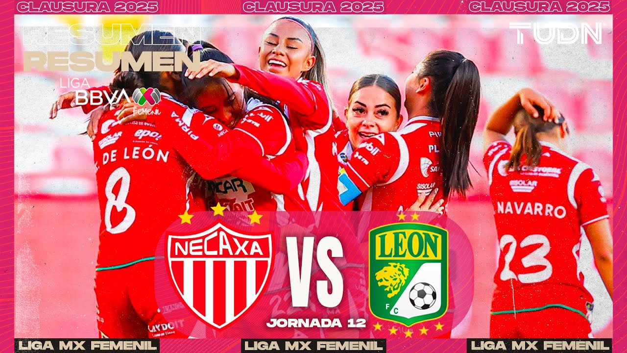 Resumen y goles | Necaxa vs León | Liga MX Femenil - J12 CL2025 | TUDN ...