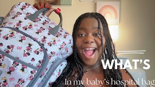 WHAT’S IN MY BABY’S HOSPITAL BAG| FIRST TIME MOM!!