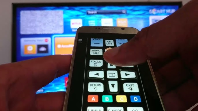 Use your smartphone as a remote control for Samsung Smart TV & all ...