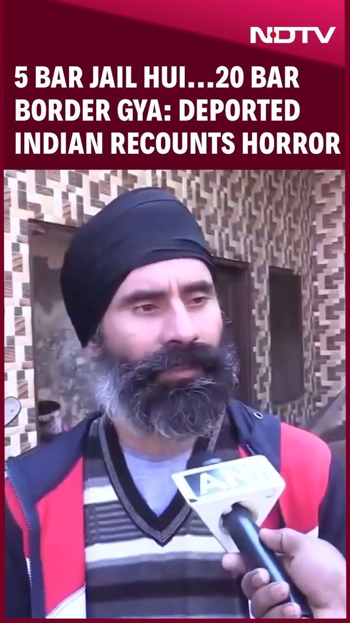 Deported Indian Recounts Horror Of US Deportation, Says Went To Jail 5 Times