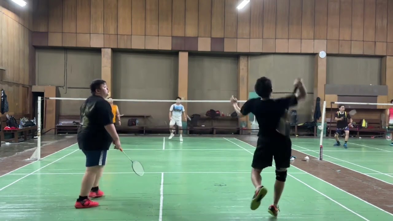 FATBOY WITH SIMPLICITY BADMINTON!! ITS WORK!!