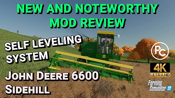 John Deere 6600 Sidehill (Slope Compensation) | Mod Review | Farming Simulator 22
