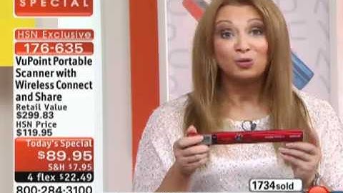 Magic Wand Portable Scanner with Wi-Fi on HSN