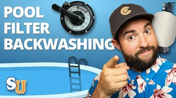 How To BACKWASH Your Sand POOL FILTER