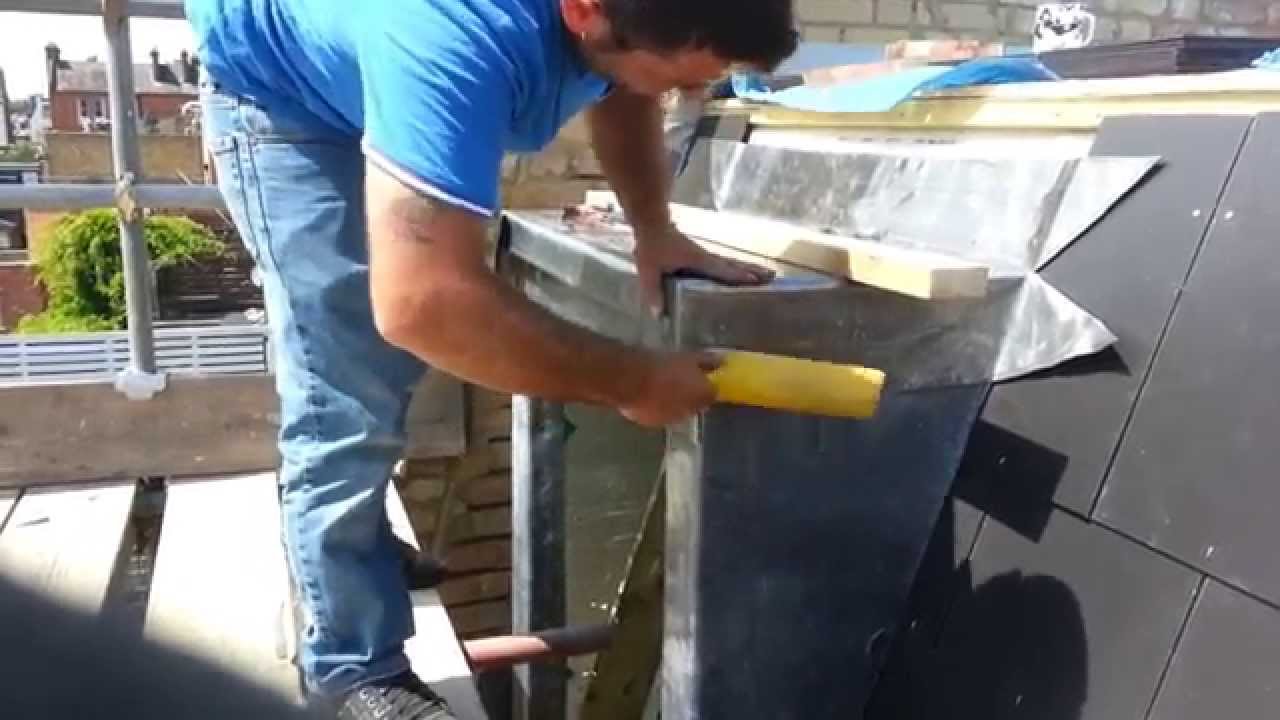 Mansard Dormer Lead Dressing Loft Conversion In London Youtube