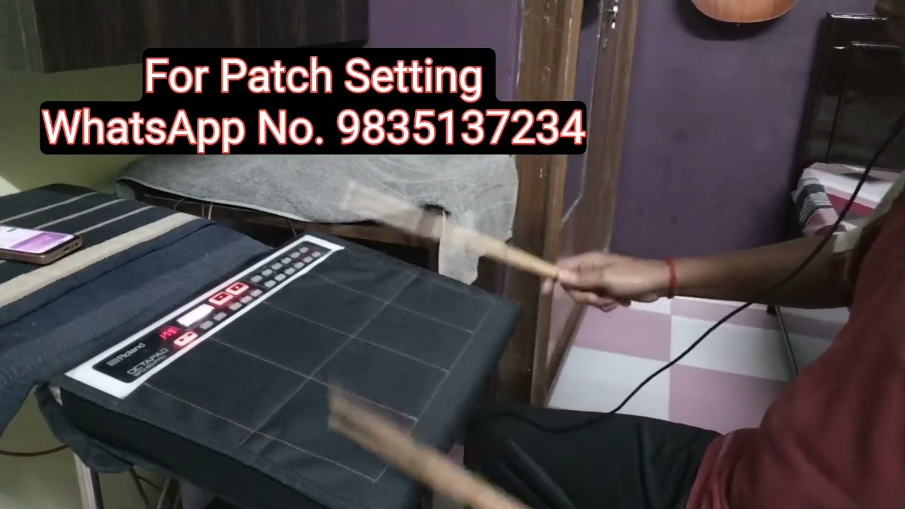 Tera Rang Balle Balle SPD20 PRO Patch | Vinit Kumar | Roland Octapad Patch