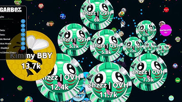 AGARIO SERVER TAKEOVER WITH FRIENDS USING 132 MASS BOTS :) | AGARBOT.OVH 2021