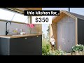 #17 MODERN TINY HOUSE KITCHEN [$350 DIY Kitchen]