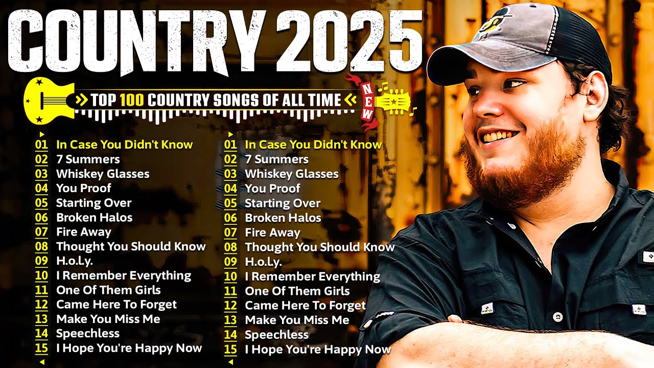 Country Music Mix 2025 🎁 Luke Combs, Morgan Wallen, Chris Stapleton, Kane Brown, Jason Aldean,