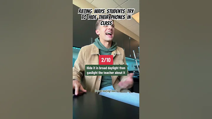 Rating ways students try to hide their phones in class #teacher #teacherlife #teachersofyoutube