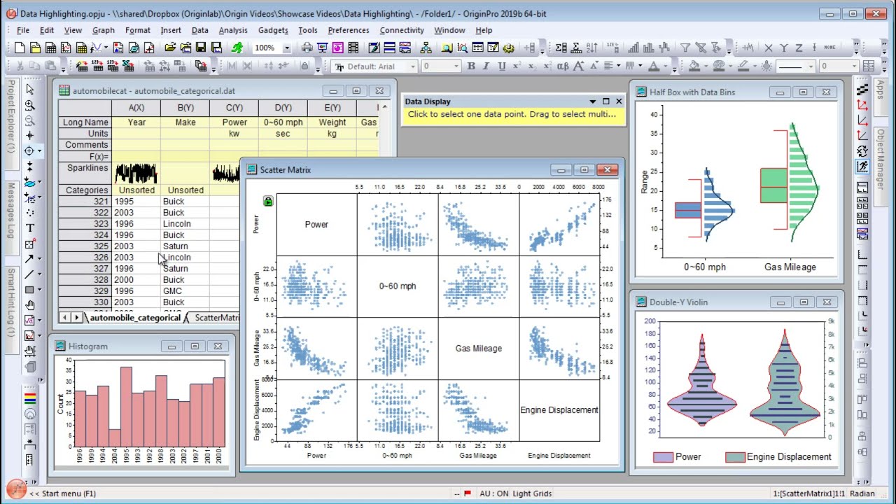 Origin: Data Analysis and Graphing Software