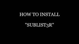 How to install 