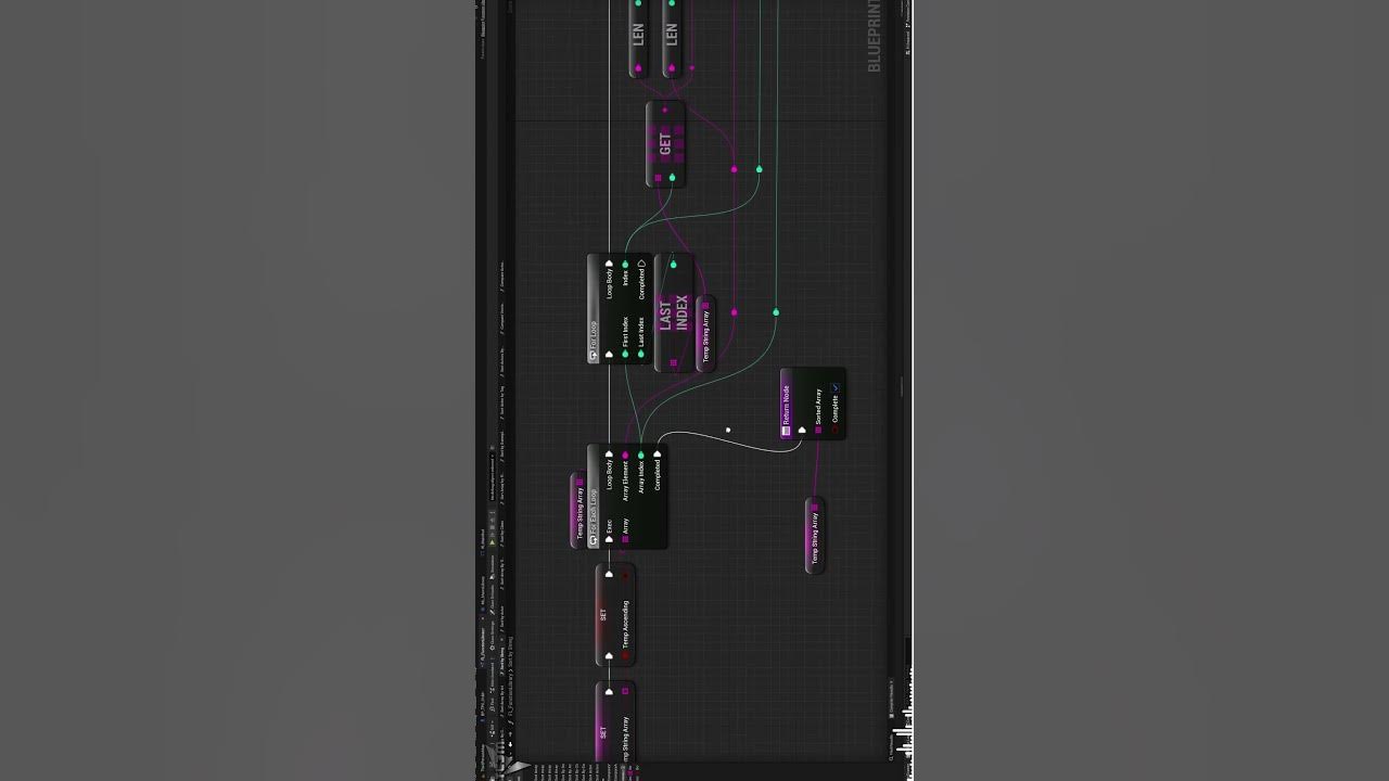 Ue5 sort array by string shortsvideo youtube