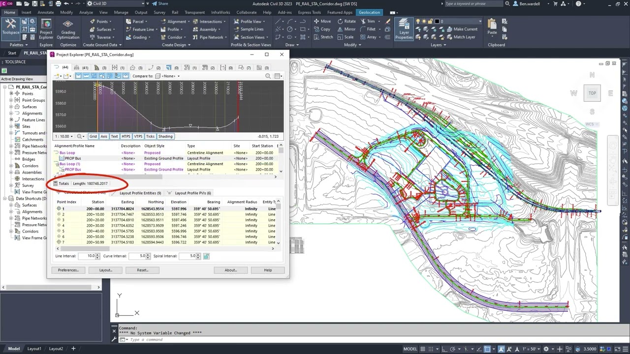 C06 ◍AutoCAD Civil 3D - Project Explorer