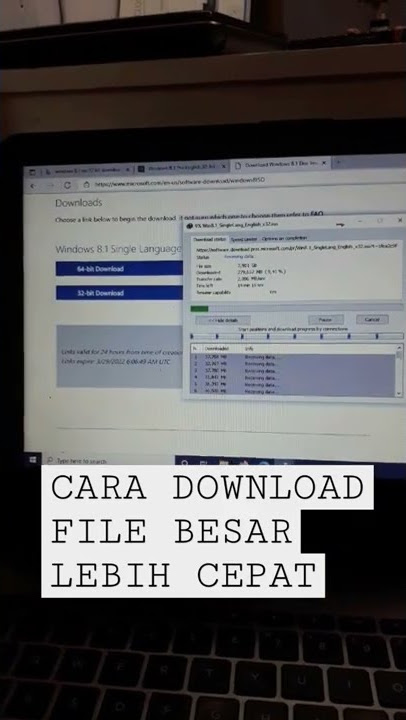 BEGINI CARA DOWNLOAD FILE BESAR AGAR LEBIH CEPAT
