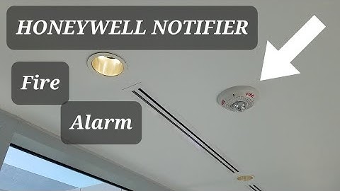 Honeywell Notifier FIRE ALARM and automated announcement