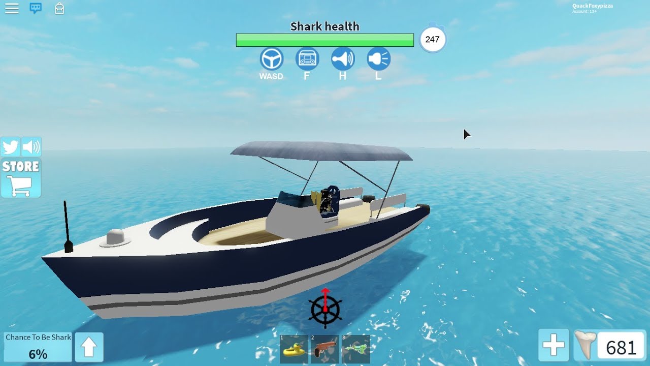 i got a deluxe yacht roblox sharkbite alpha youtube