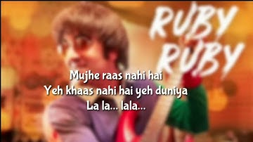 Ruby Ruby (Sanju) Lyrical Video || Ranvir Kapoor | Sonam Kapoor | Anushka Sharma | Ar Rehman