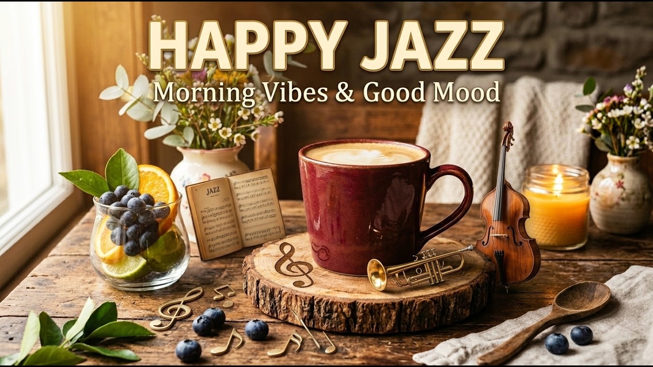 Happy Jazz | Positive Energy Coffee Jazz & Sweet Bossa Nova Piano