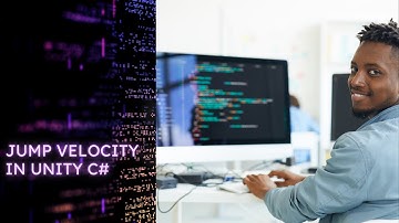 Unity Game Devlopment with C# Add Jump Velocity