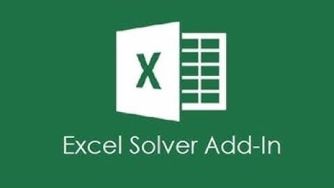 Công cụ Solver trong Excel