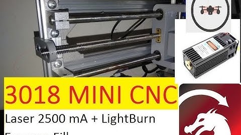 3018 mini cnc Laser 2500 mW + LightBurn program : Fill object