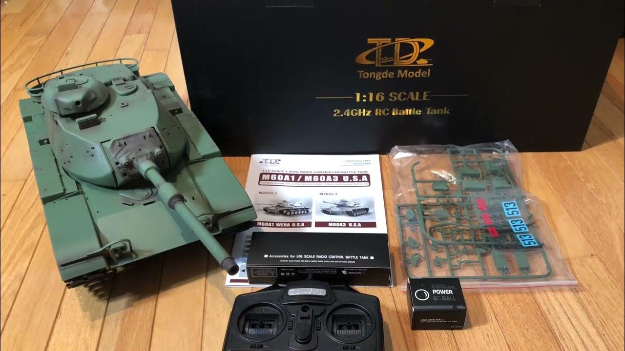 M60 rc tank made by Tongde, a new manufacture. YouTube