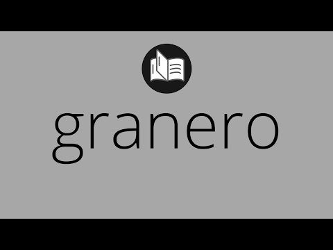 Video: ¿Cuál es la definición de granero?