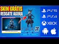 COMO RESGATAR A SKIN GRÁTIS PACOTE CÍRCULOS CONGELANTES no FORTNITE (ANDROID, PS4, PS5, XBOX, MAC)