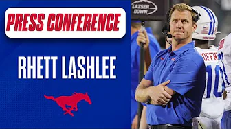 Rhett Lashlee takes the blame for SMU's loss to BYU | SMU Football Press Conference thumbnail