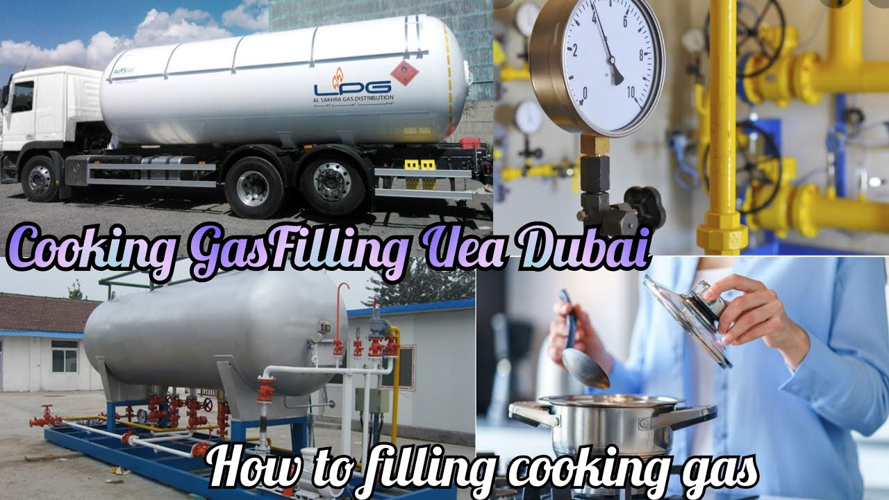 cooking gas filling how to filling cooking gas Dubai uae 🇦🇪