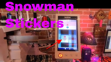 Brother PR 1000E Machine Embroidery: Hooping a towel, set your snowman