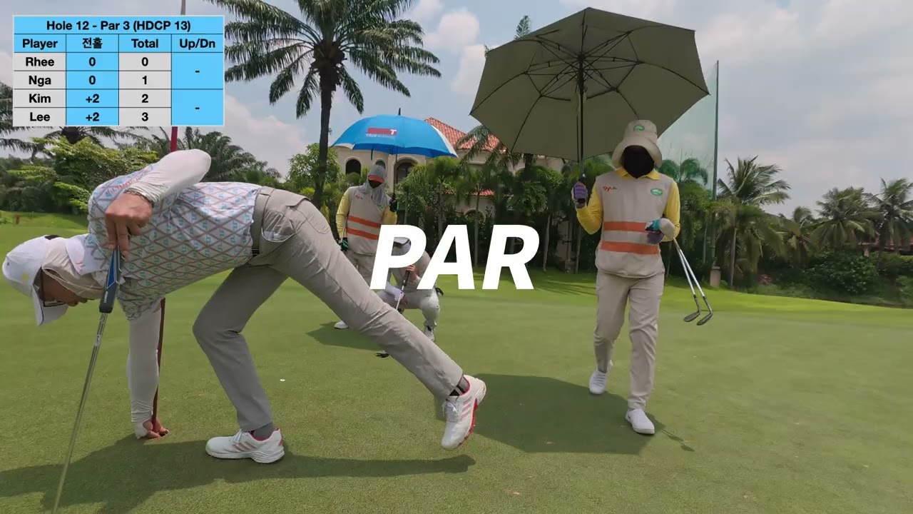 호치민 롱탄 골프장(with Rhee, Nga, Lee) - 전반