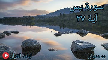 سورة يس آية: ٣٧ وآية لهم الليل نسلخ منه النهار... / الشيخ مشاري راشد العفاسي