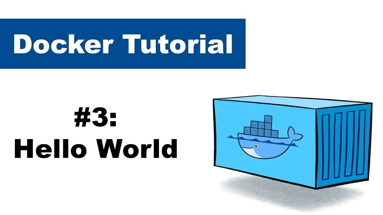 โปรแกรม hello world  2022 New  Docker Tutorial 3: Hello World!