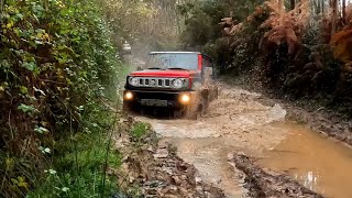 Maruti Jimny 5 Door Extreme Off-Roading With Off-Road Tyre's