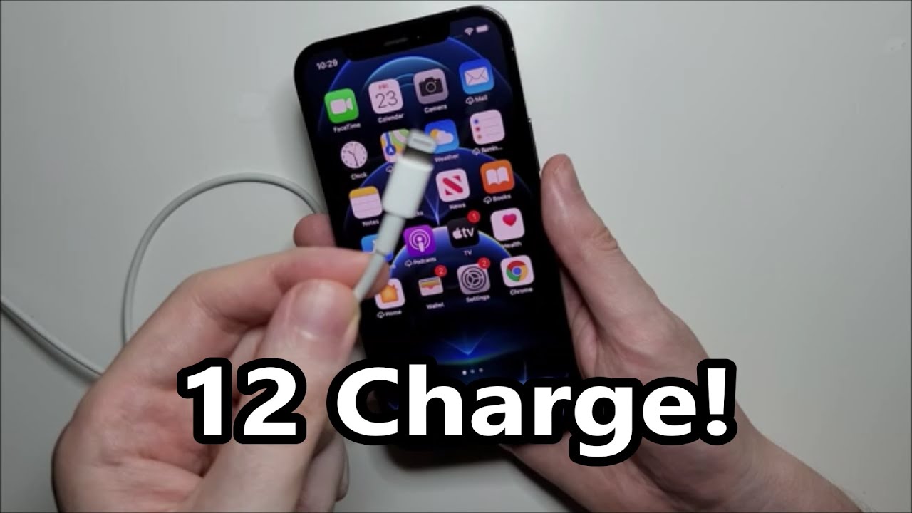 iPhone 12   12 Pro How to Charge Multiple Ways  No Power Adapter in Box 
