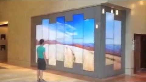 DSE 2014 Content Nominee  Materials  Methods for Gesture Interactive Video Wall at SECU 1 of 2